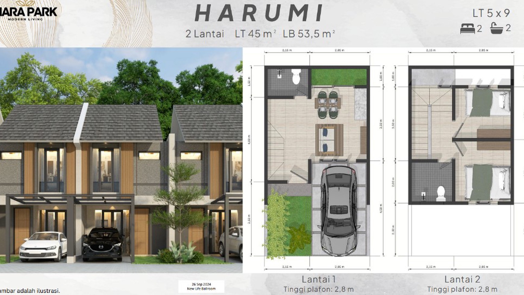 Rumah Hitung Tanah Area Cipete