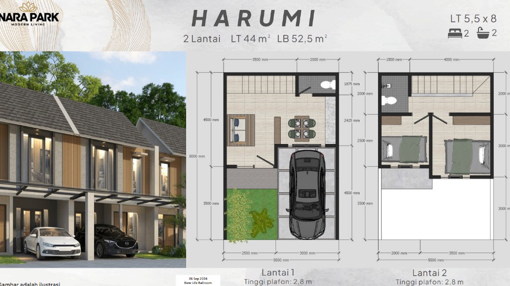 Rumah Hitung Tanah Area Cipete