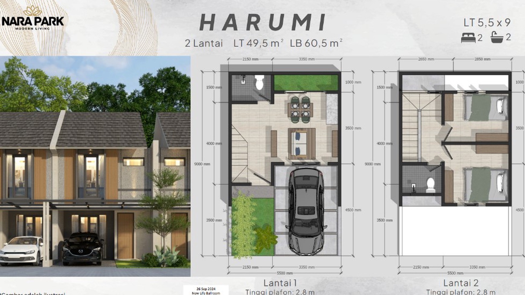 Rumah Hitung Tanah Area Cipete