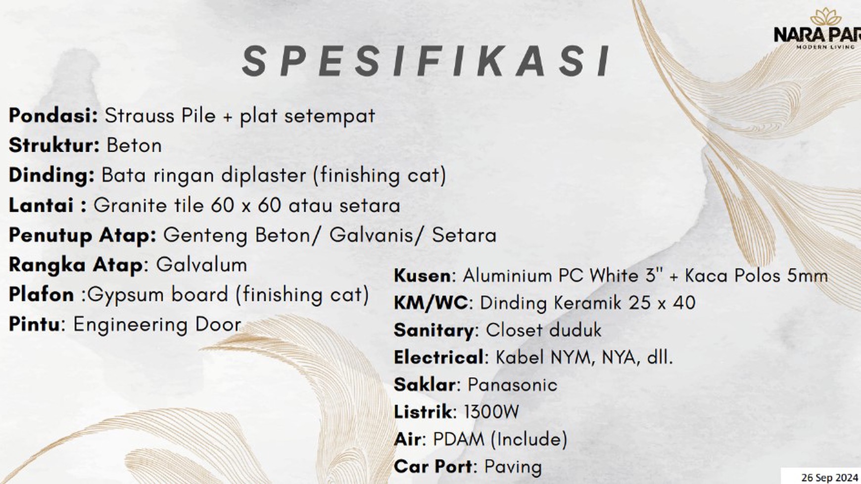 Rumah Hitung Tanah Area Cipete