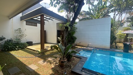 Beautiful modern tropical house in kuningan, jakarta selatan