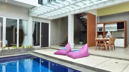 Tempat Healing Villa Cantik Nusa Dua Bali, Ballevue Haritage, Privat Pool, Furnished, Siap Huni