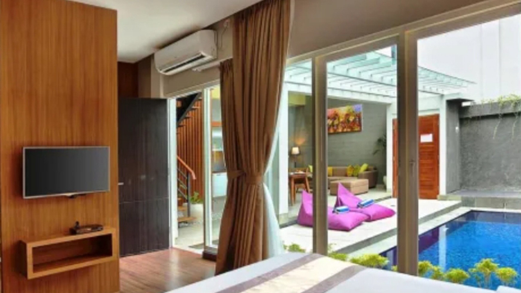 Tempat Healing Villa Cantik Nusa Dua Bali, Ballevue Haritage, Privat Pool, Furnished, Siap Huni