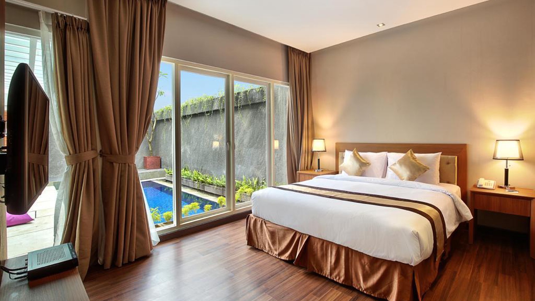 Tempat Healing Villa Cantik Nusa Dua Bali, Ballevue Haritage, Privat Pool, Furnished, Siap Huni