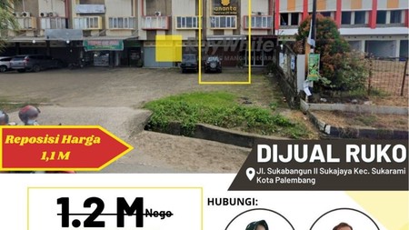 Dijual Ruko di Kota Palembang