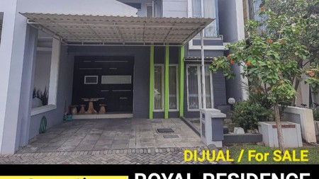 LUAS MURAH Dijual Rumah Royal Residence Buckingham Lokasi TerDEPAN dekat Showroom HONDA , Pakuwon Mall