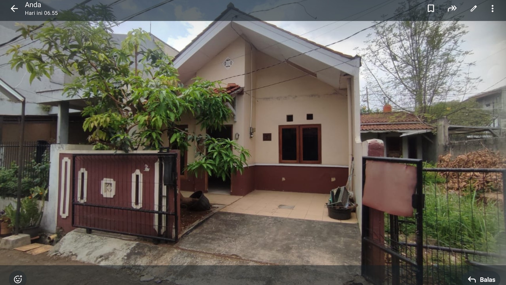 Rumah Hitung Tanah Puri Bintaro dekat puri Mention Bintaro 