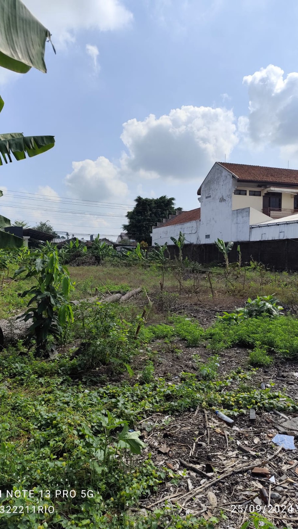 Tanah Pekarangan Luas 1369 Meter Persegi Lokasi Dekat Stadion Maguwoharjo 