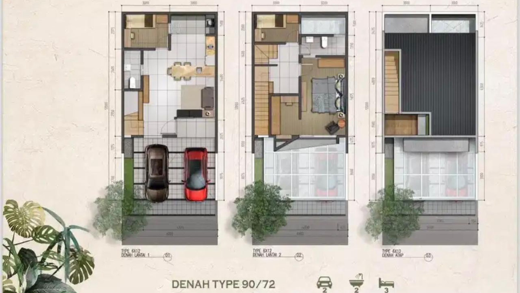 Rumah Brand New Strategis dengan Stasiun Jombang & Bintaro Jaya