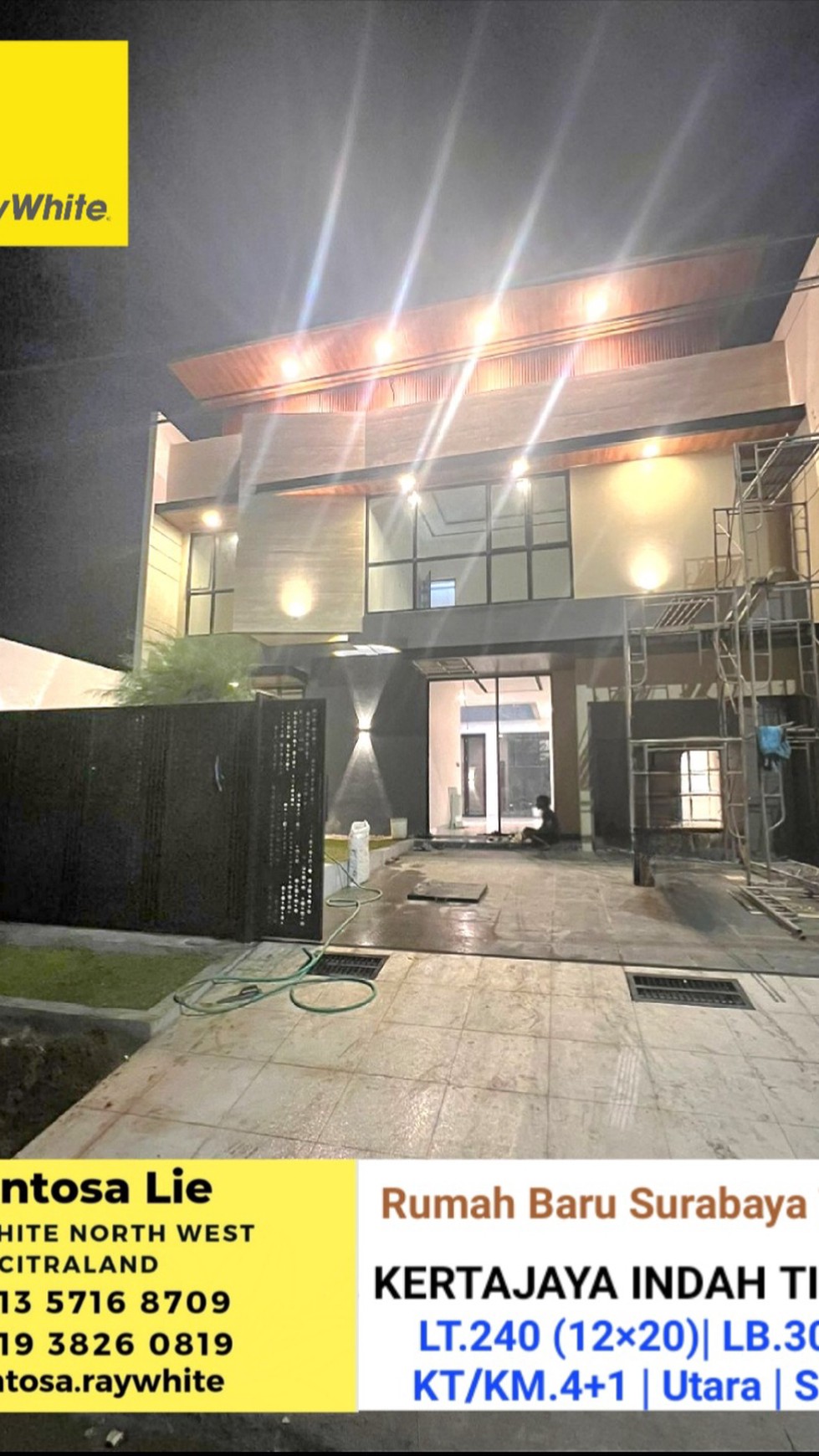 Dijual Rumah Baru Jl. Kertajaya Indah Timur - Surabaya Timur Dekat Galaxy Mall, Raya Merr