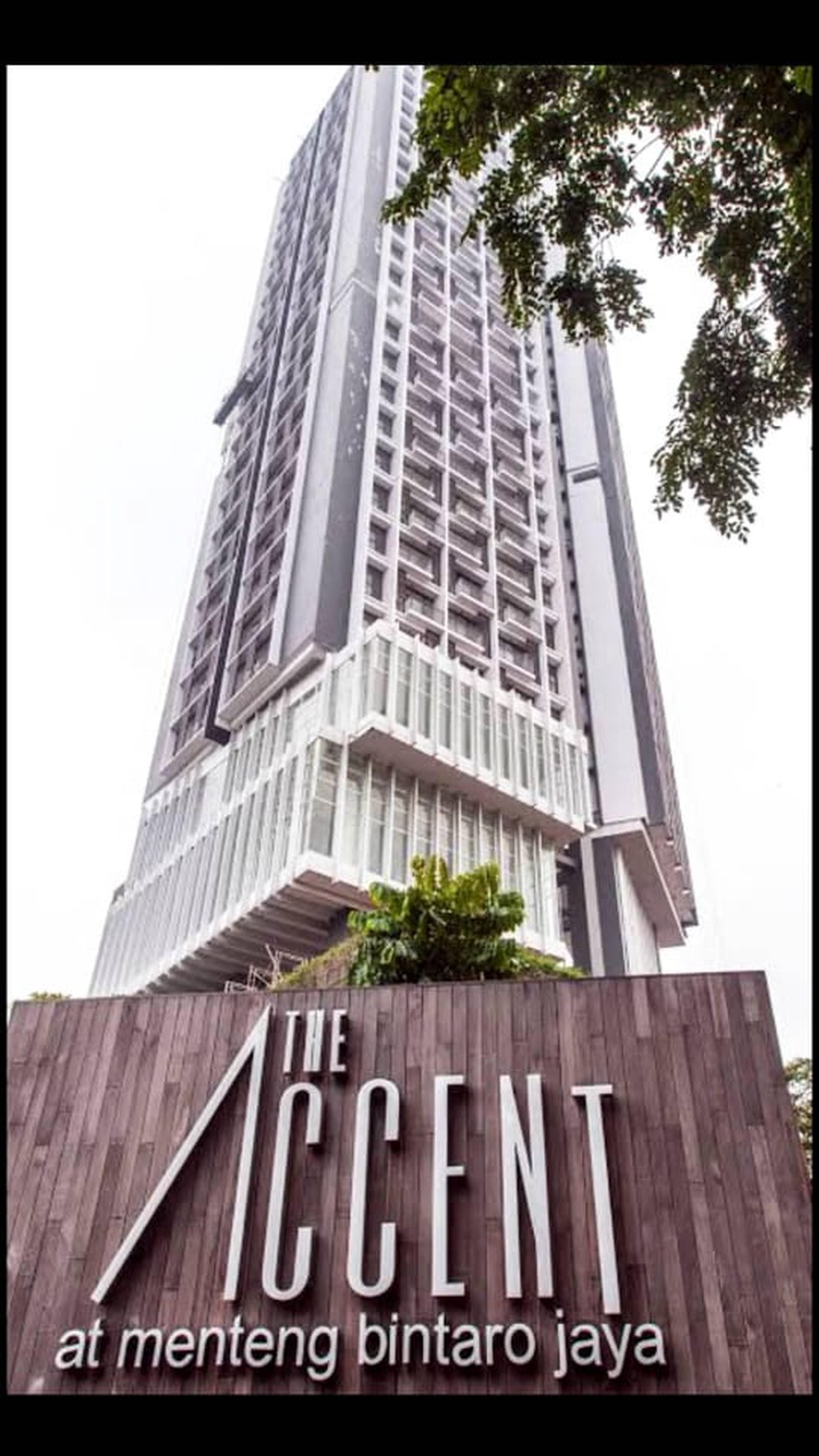 Apartemen The Accent Sektor 7 Bintaro.Furnish dekat dg Lotte, RS Bintaro, Supermarket Hari Hari and akses toll...