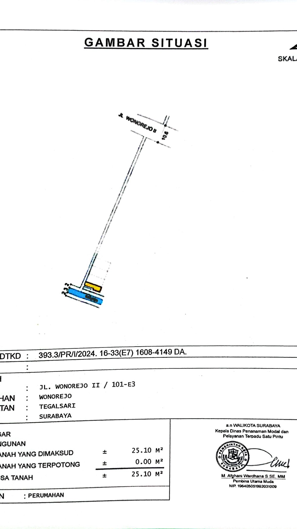 Rumah Hitung Tanah Area Cipete