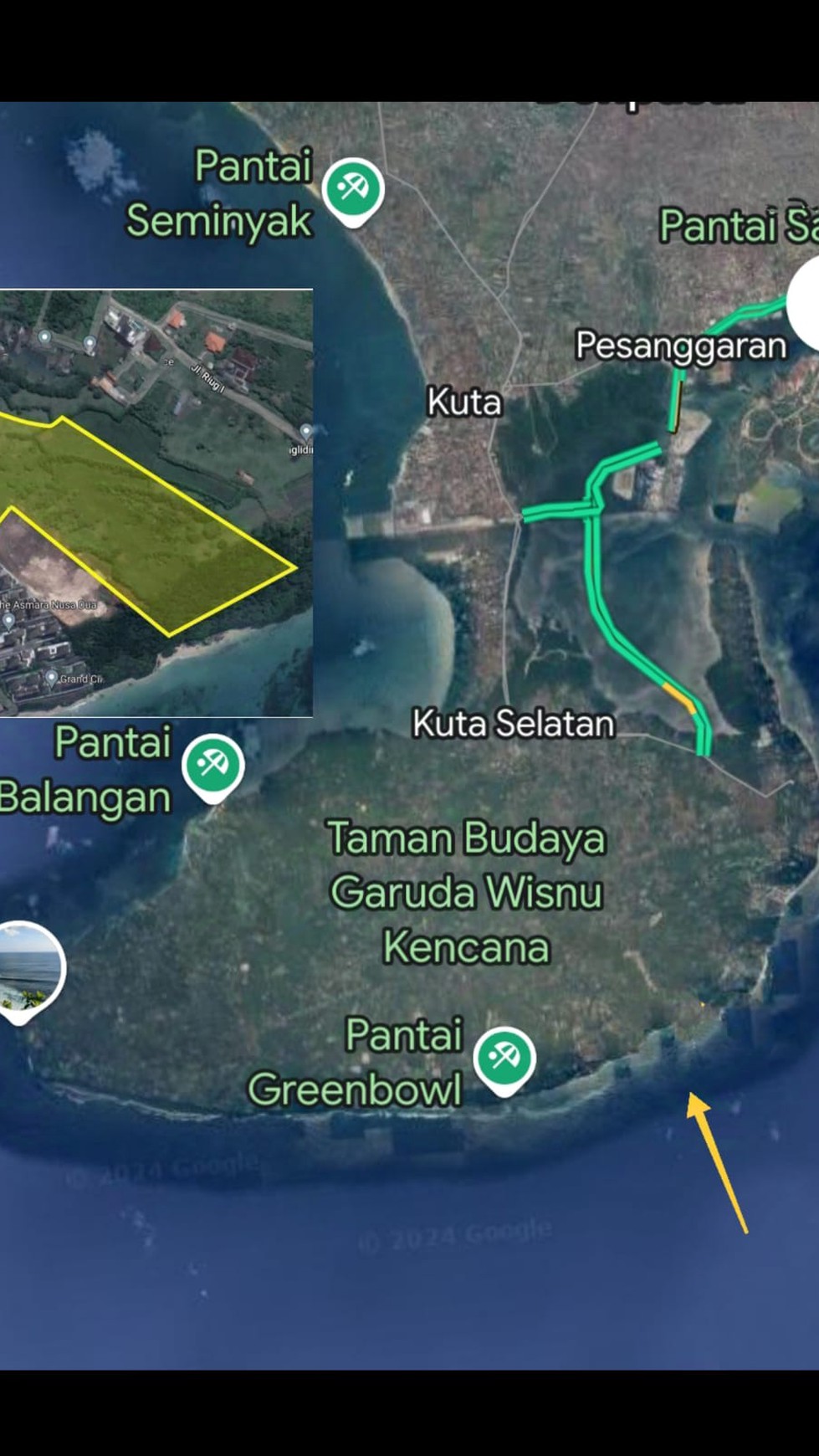 DIJUAL LAHAN TANAH (SAWANGAN-NUSA DUA, BALI)