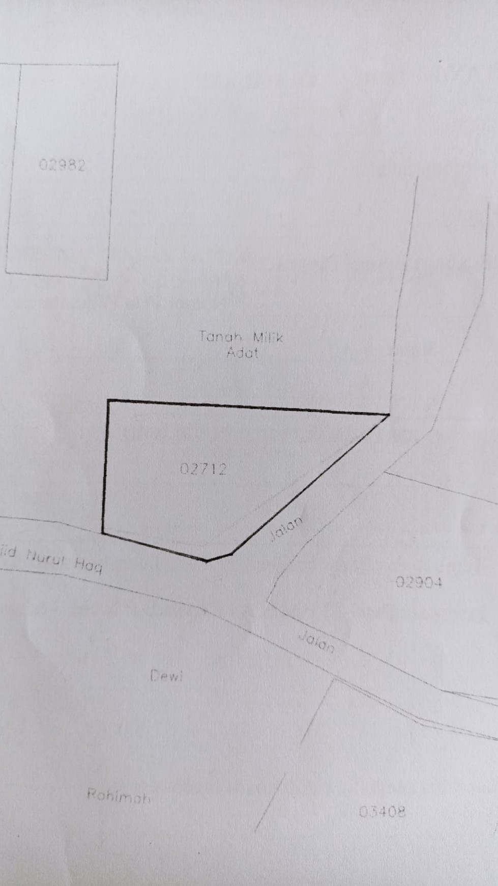 Rumah Hitung Tanah Area Cipete