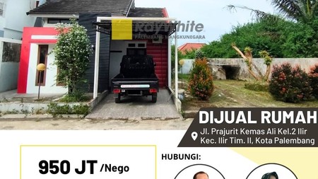 Dijual Cepat Rumah di Jl Prajurit Kemas Ali Kota Palembang