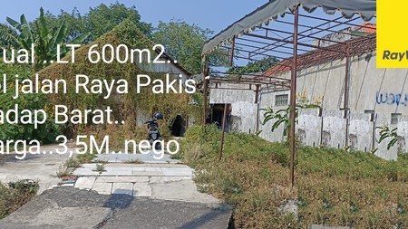 Dijual Tanah Strategis di Nol Jalan Raya Pakis Surabaya