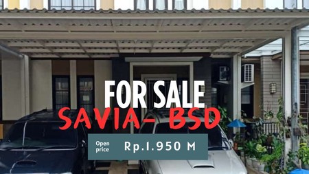 Rumah Bagus Unfurnished di The Savia BSD City  Nusaloka