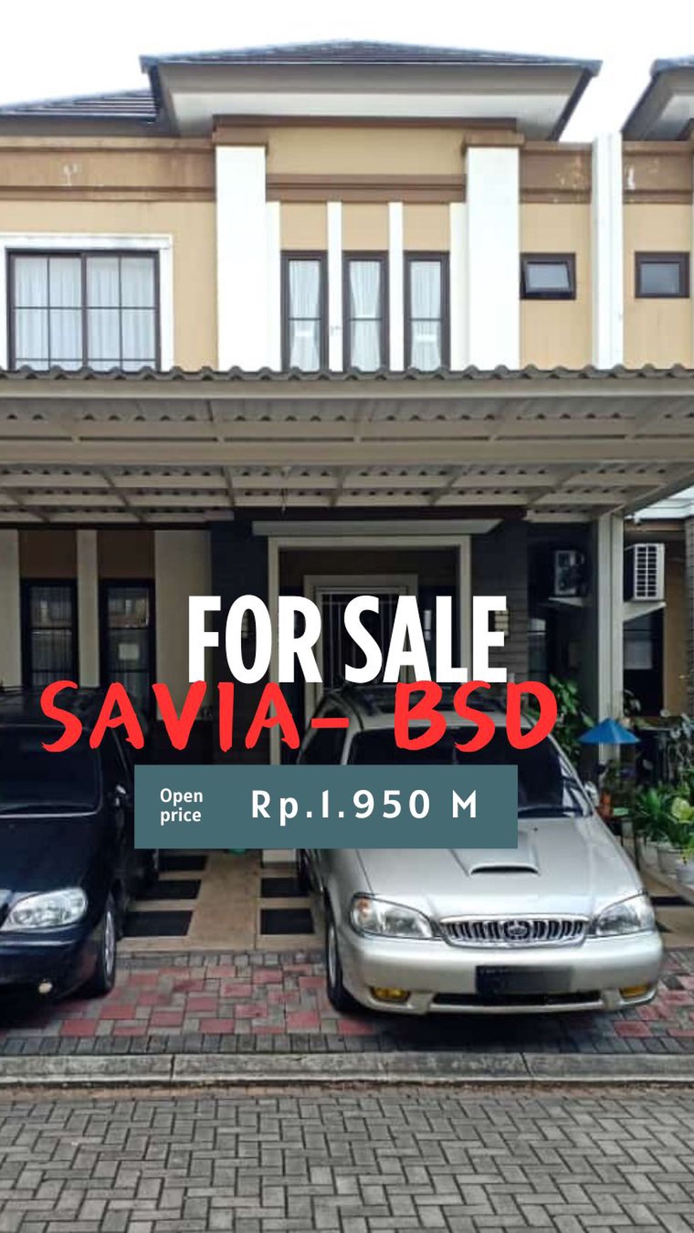 Rumah Bagus Unfurnished di The Savia BSD City  Nusaloka