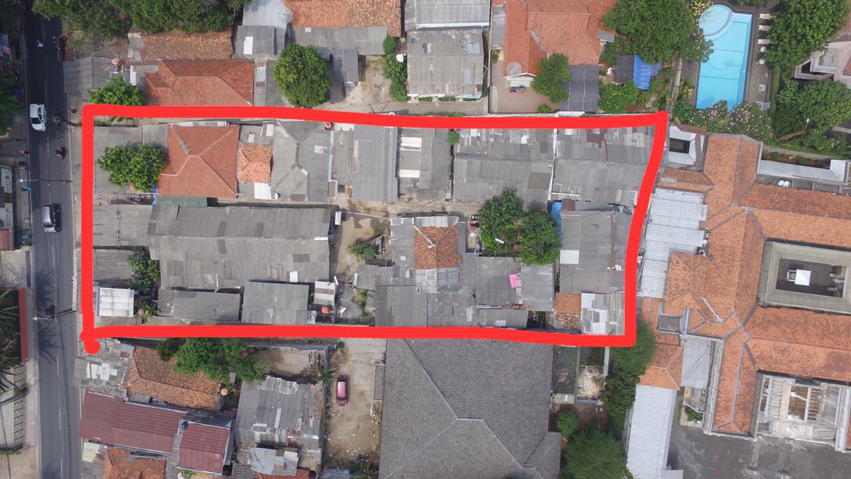 Rumah Hitung Tanah Lokasi Strategis Cocok untuk Cluster & Townhouse serta Tempat Usaha di Jl Moch Kahfi I Raya  Jagakarsa