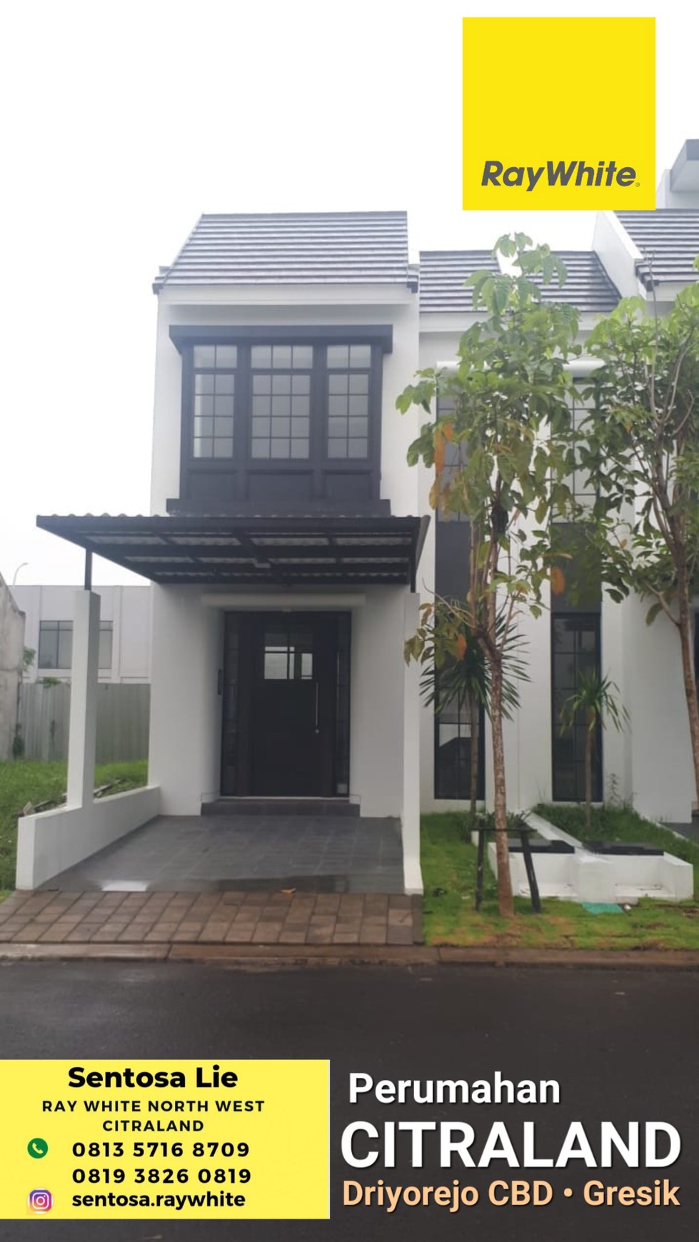 Dijual Rumah Baru Citraland Driyorejo CBD - Lokasi TerDEPAN - dekat Pakuwon Mall, PTC , Supermall