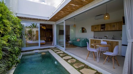 For Sale Leasehold - Brand new modern cozy villa in Kerobokan - Bali ( type Nameera Moon - 3 )