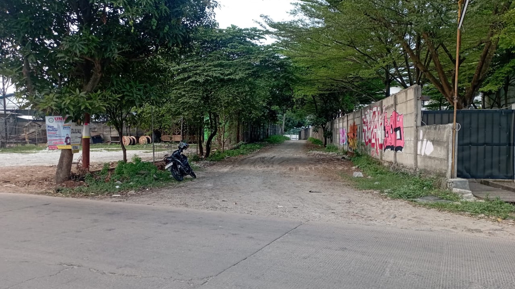 Dijual Tanah Siap  Dibangun Gudang Lokasi Strategis di Jalan Cisereh Curug, Bitung