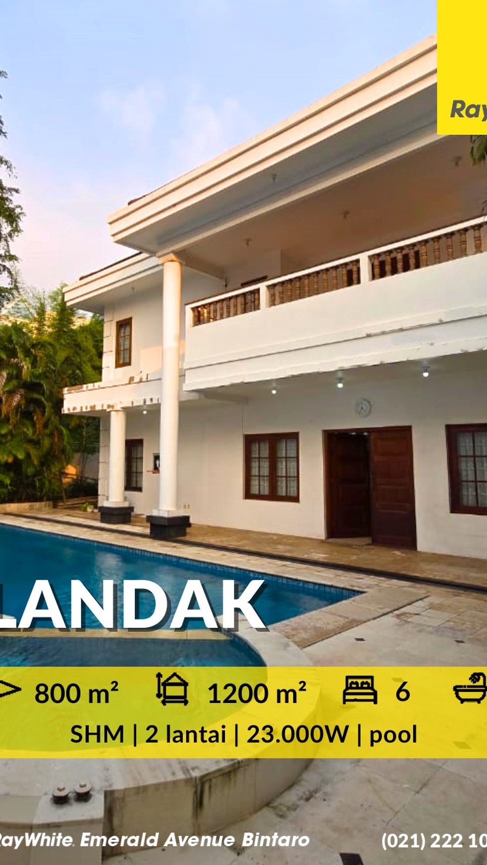 Rumah Hitung Tanah Area Cipete