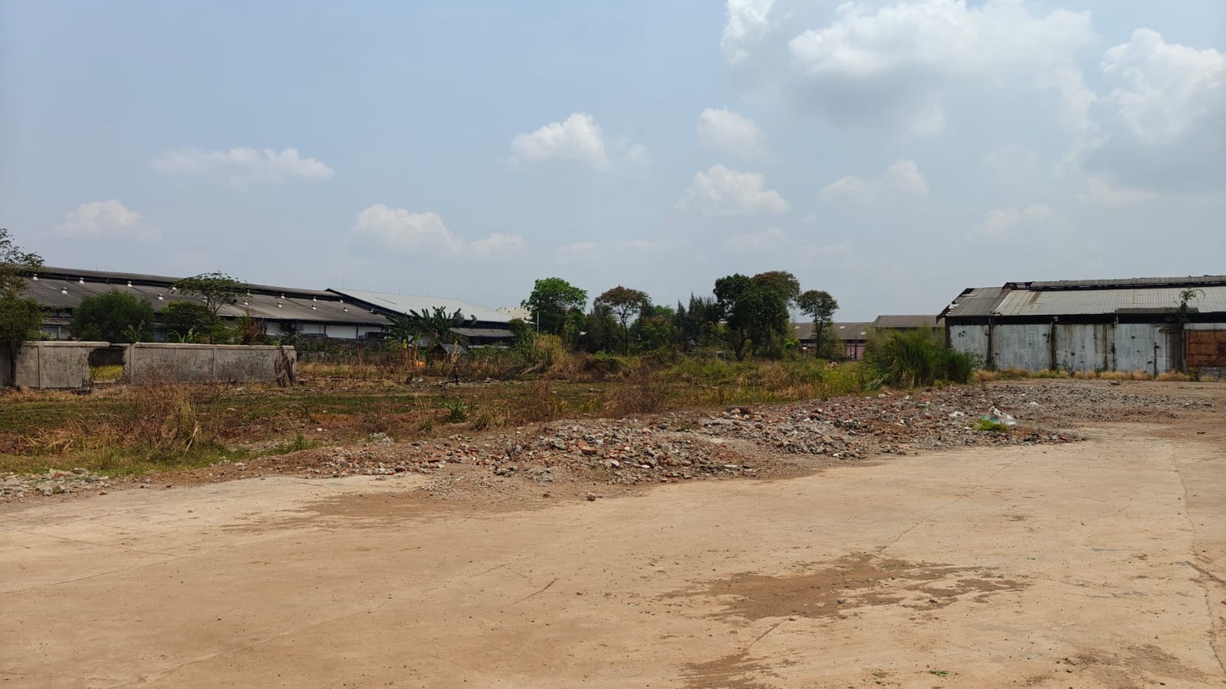 Kavling Tanah Ex Pabrik besar di Cibitung Dekat Dengan Jalan Nasional Pantura