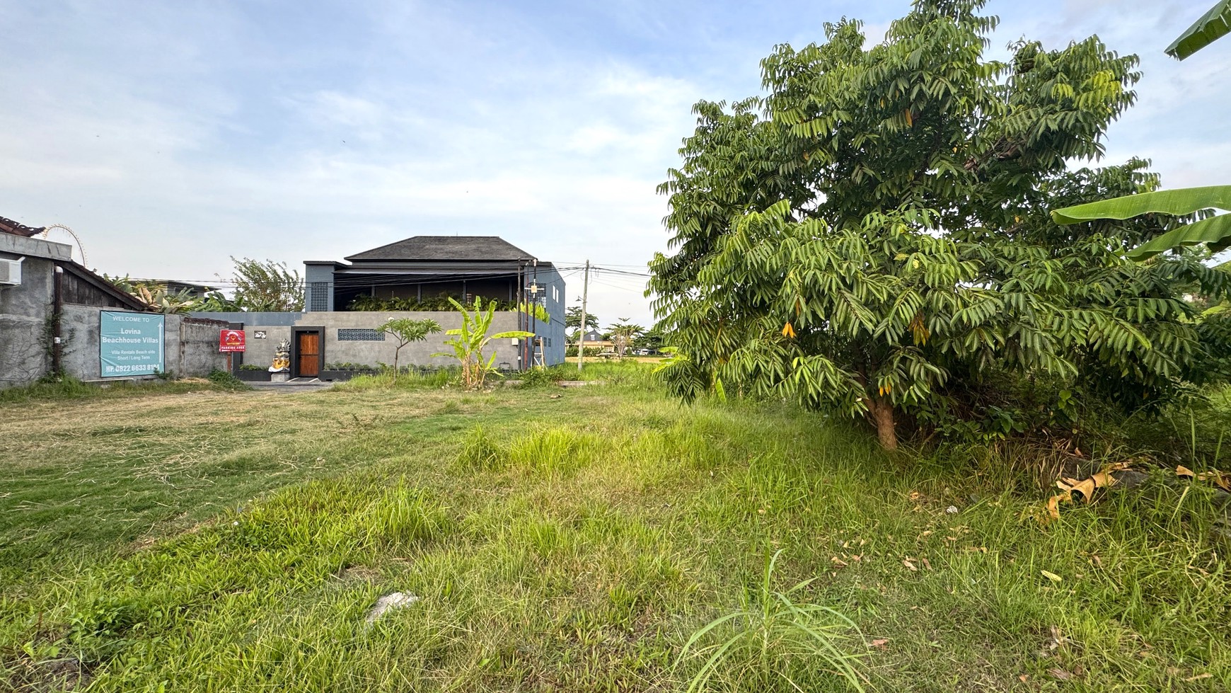 RARE LAND IN CENTRAL LOVINA JUST 100 METERS FROM THE BEACH