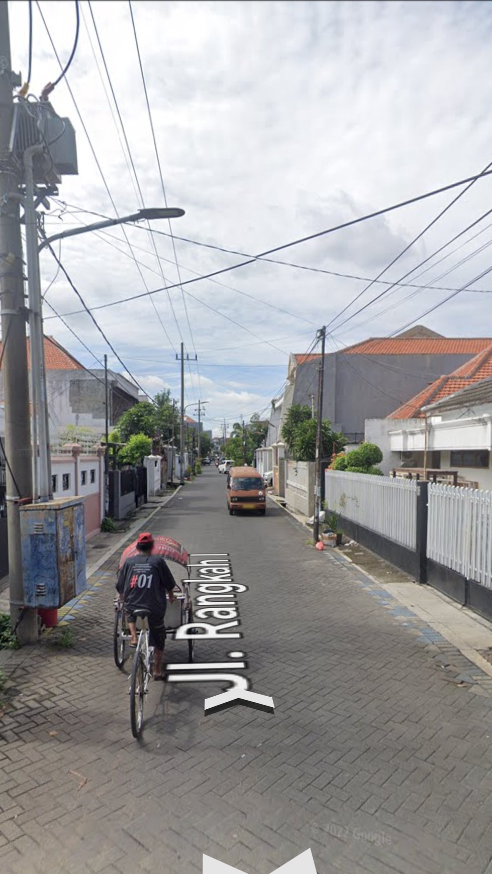 Dijual Rumah Rangkah 1, lebar 17 M cocok untuk rumah kavling atau home industry