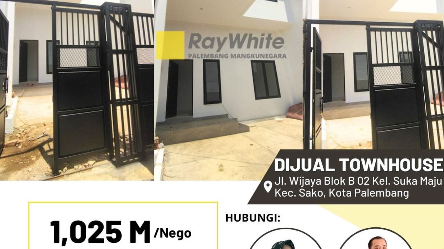 Dijual Cepat Townhouse di Kota Palembang