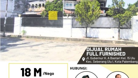 Dijual Cepat Rumah Mewah Full Furnished di Kota Palembang