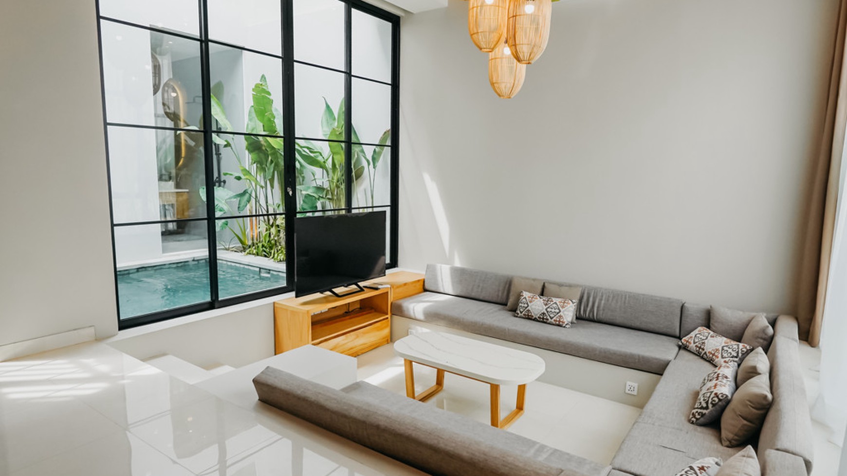 For Sale Freehold - Brand new modern villa complex with good villa management in famous area Canggu Bali ( Type R.V,C 2 bedrooms )