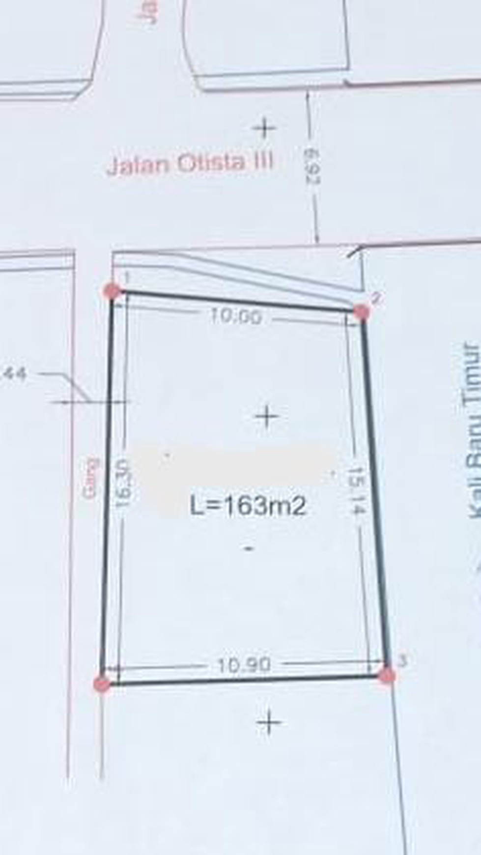 Rumah Strategis Jalan Lebar Dilalui 2 Mobil Di Jalan Otista