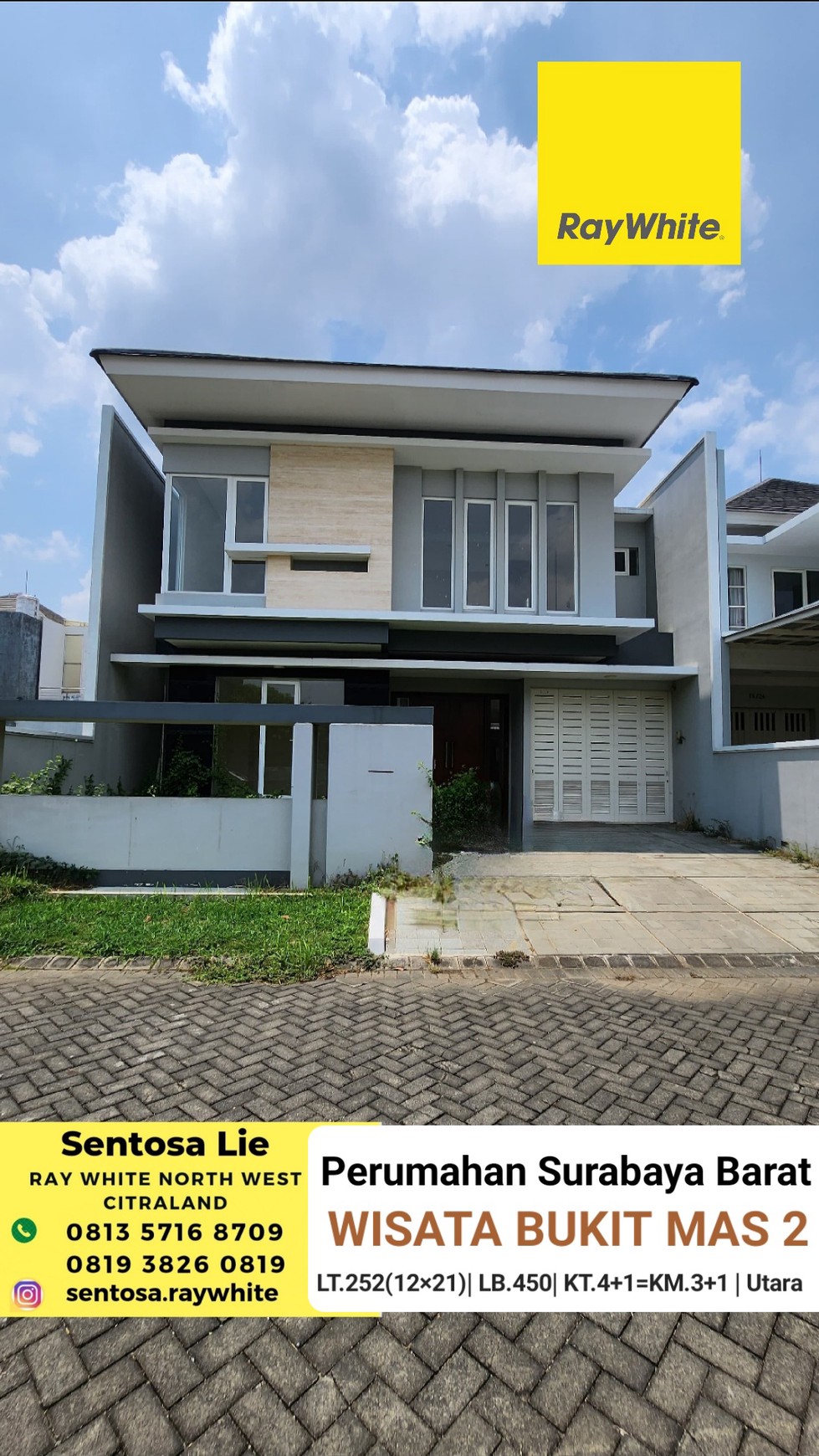 Dijual Rumah Baru Wisata Bukit Mas 2 Surabaya Dekat Citraland, Pakuwon Mall, Royal Residence