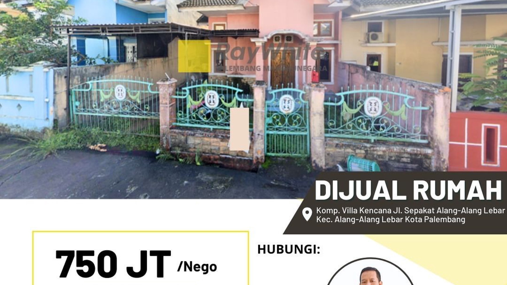 Rumah Dijual Cepat di Alang Alang Lebar Kota Palembang