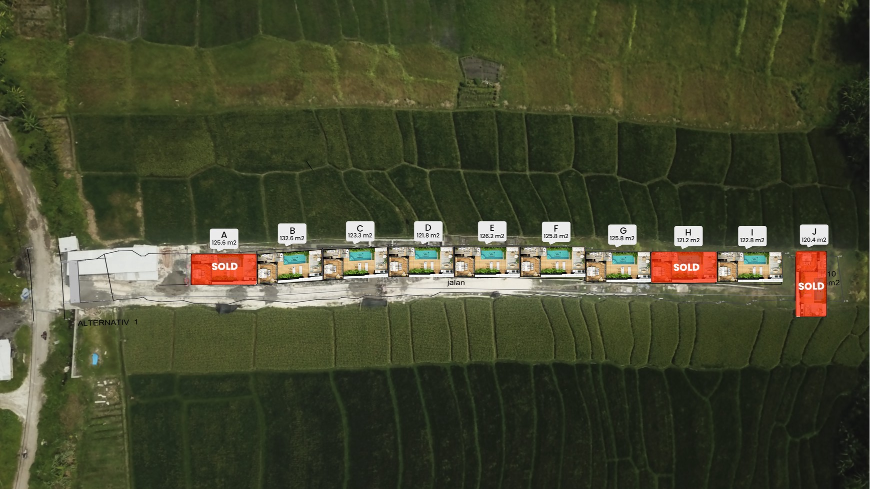 Rumah Hitung Tanah Area Cipete