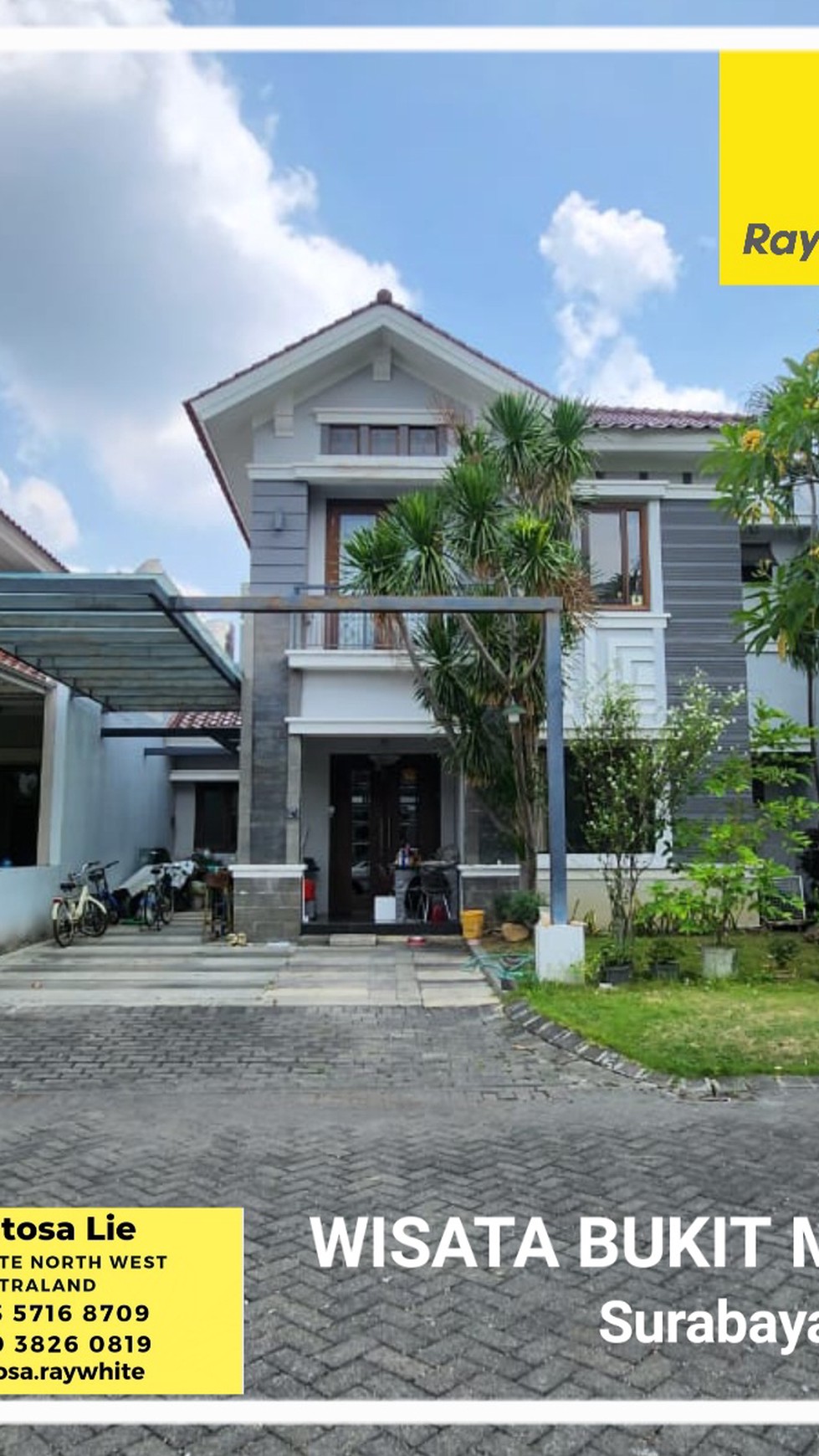 Dijual Rumah Wisata Bukit Mas 2 Surabaya SPESIAL Row Jalan LEBAR 15 Meter Dekat Citraland, Pakuwon Mall