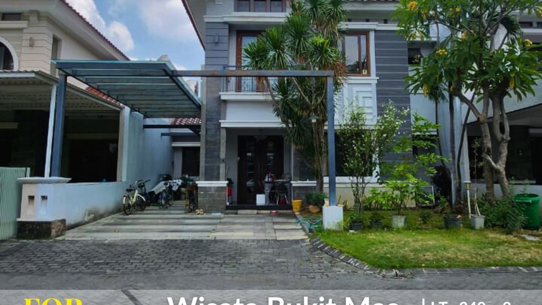 dijual rumah 2 lantai modern wisata bukit mas dekat royal residence