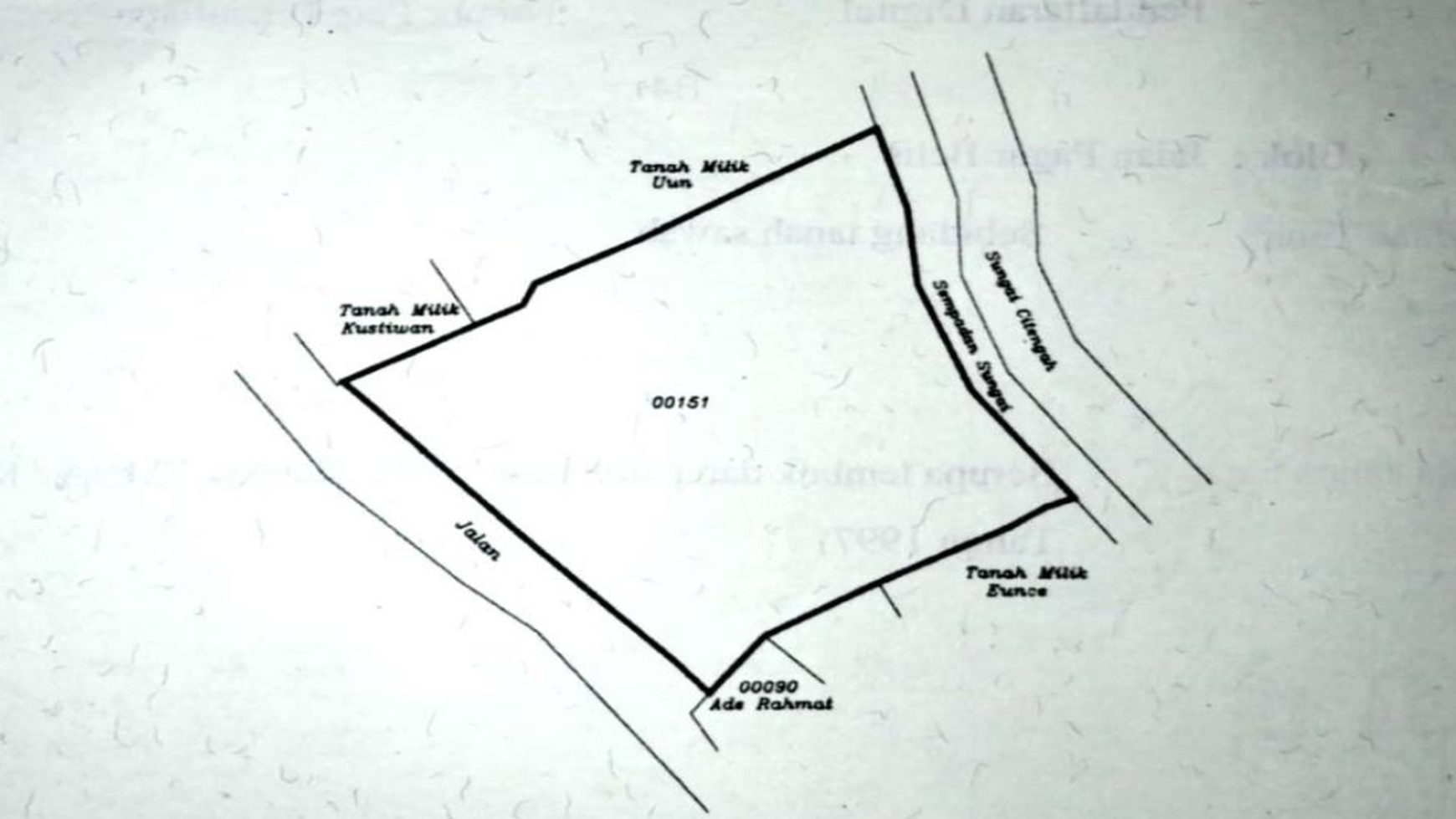 Tanah SHM 2.500 m2 di Desa Wisata Citengah, Sumedang Selatan