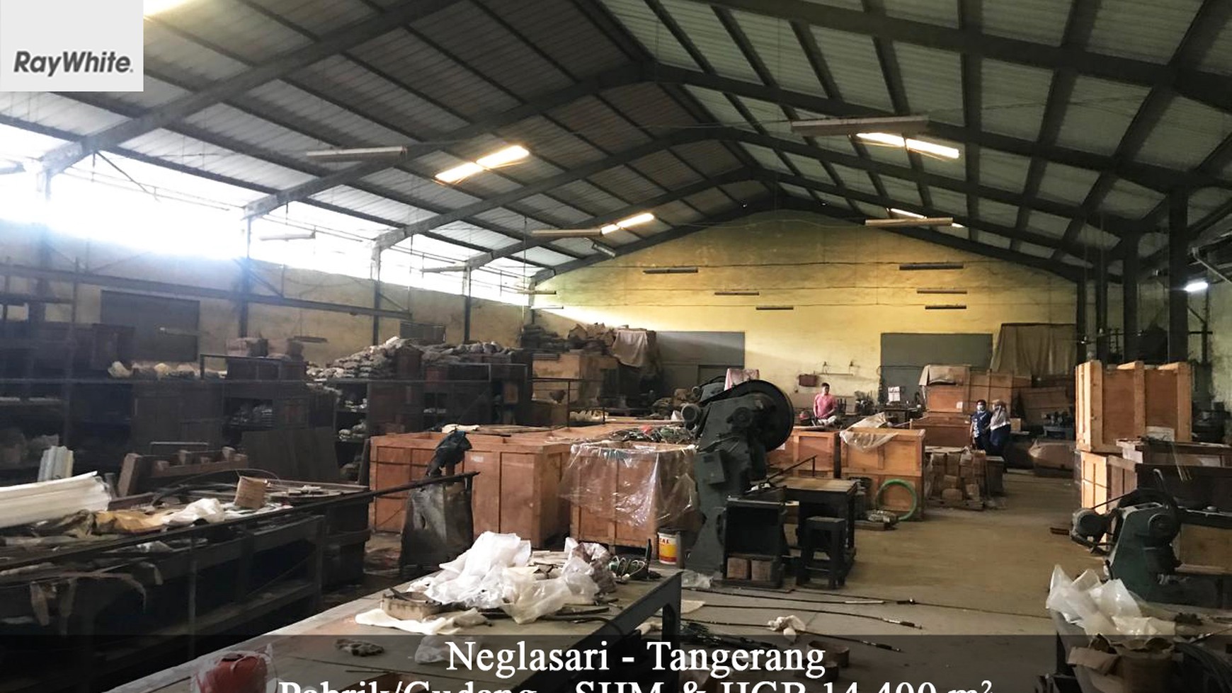 FOR SALE Murah Pabrik Aktif dan Gudang di Neglasari Tangerang 