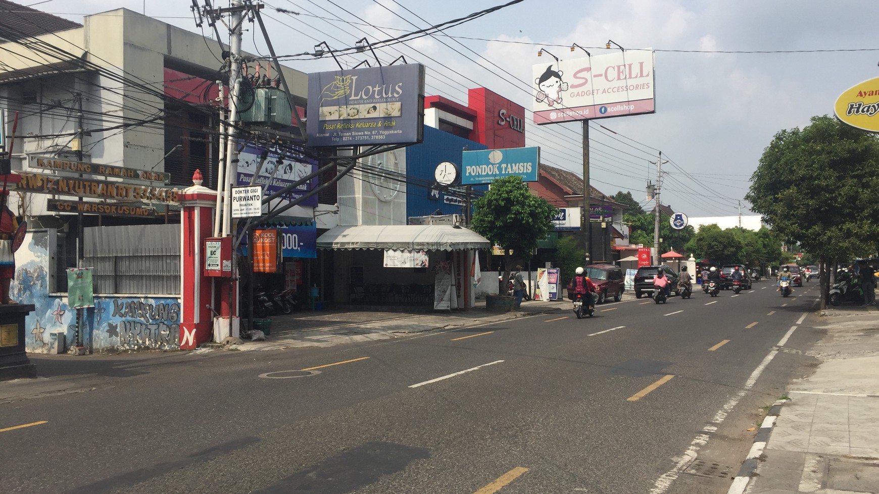 TANAH SELUAS 1188 METER PERSEGI, DI JL TAMANSISWA, MERGANGSAN, YOGYAKARTA