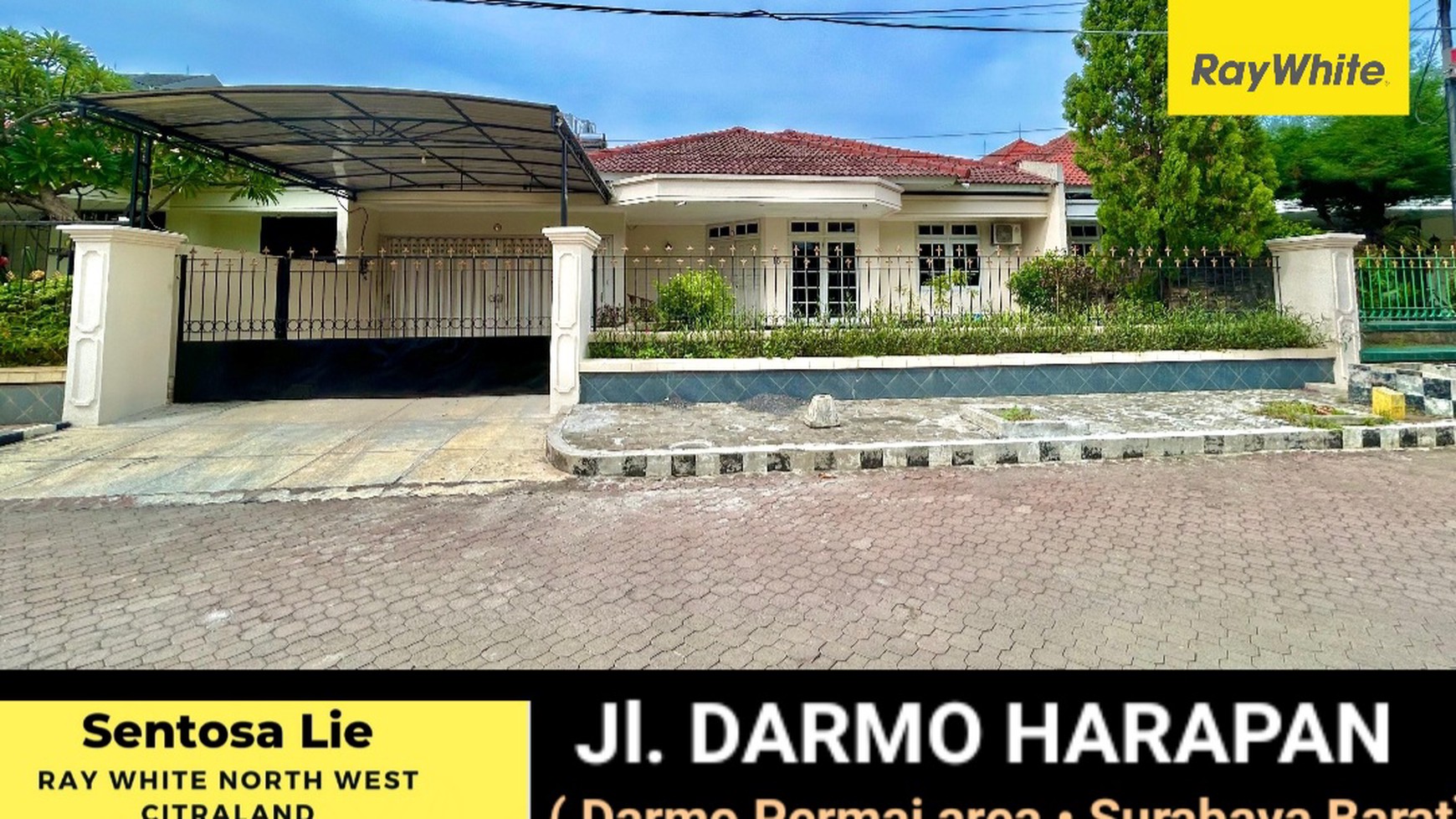 MURAH LUAS Dijual Rumah Darmo Harapan - Darmo Permai area dekat HOKKY Buah , Pasar Modern Puncak Permai