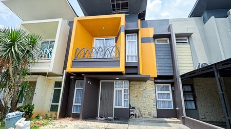 RUMAH MODERN MINIMALIS DALAM TOWNHOUSE DI BINTARO, TANGERANG SELATAN 