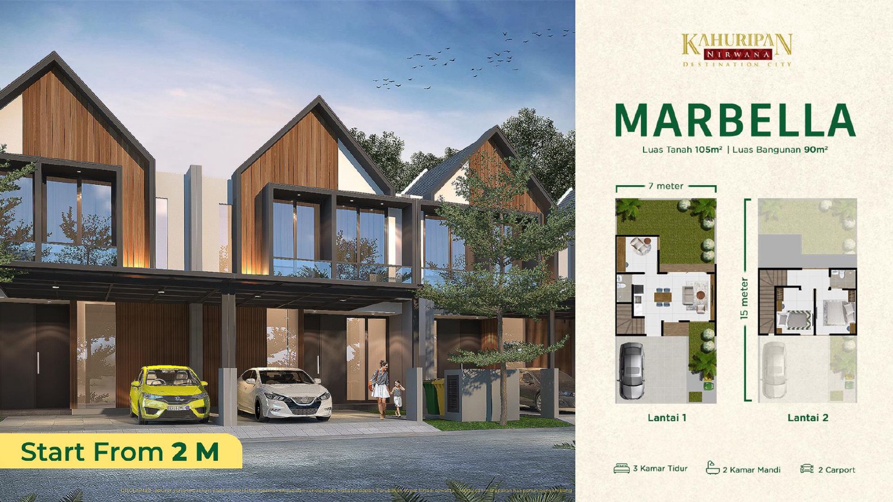 Kahuripan Nirwana Cluster Veranda: Hunian Modern dengan Konsep Green Smart Living di Sidoarjo