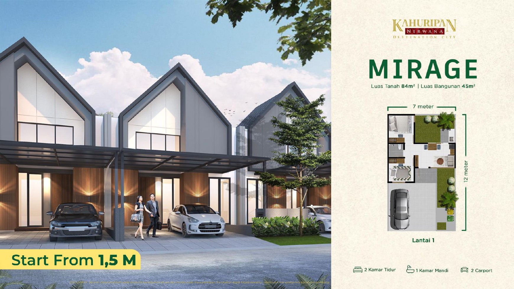 Kahuripan Nirwana Cluster Veranda: Hunian Modern dengan Konsep Green Smart Living di Sidoarjo