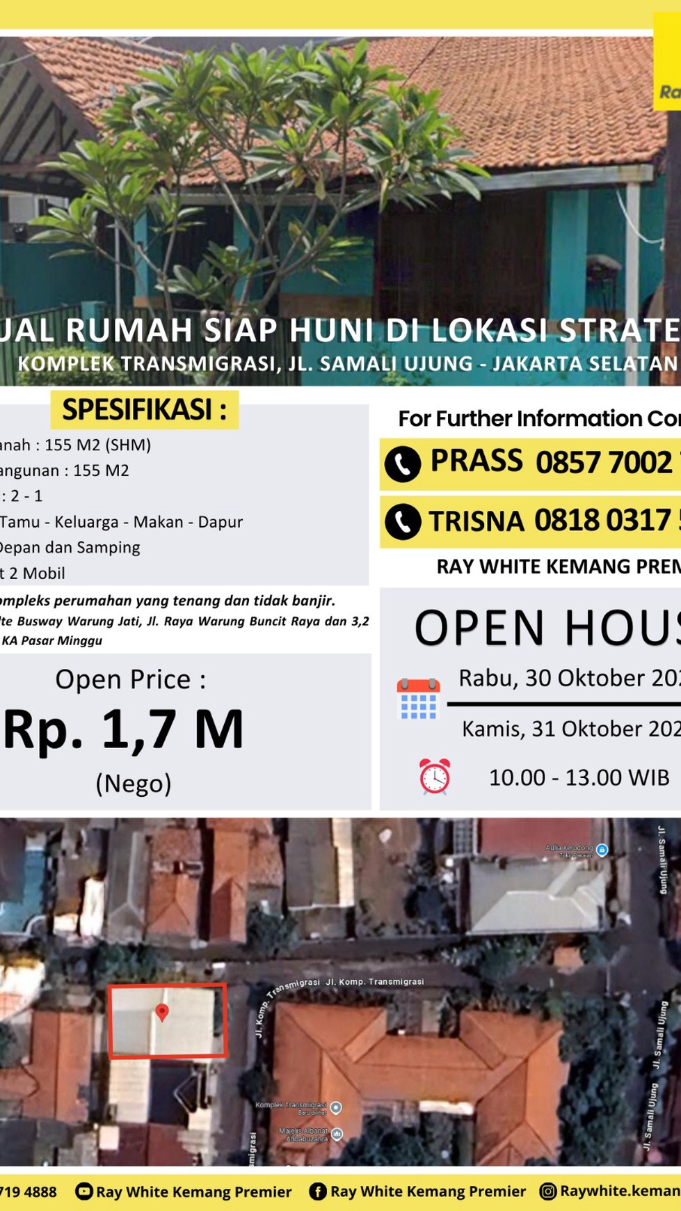 DIJUAL RUMAH SIAP HUNI