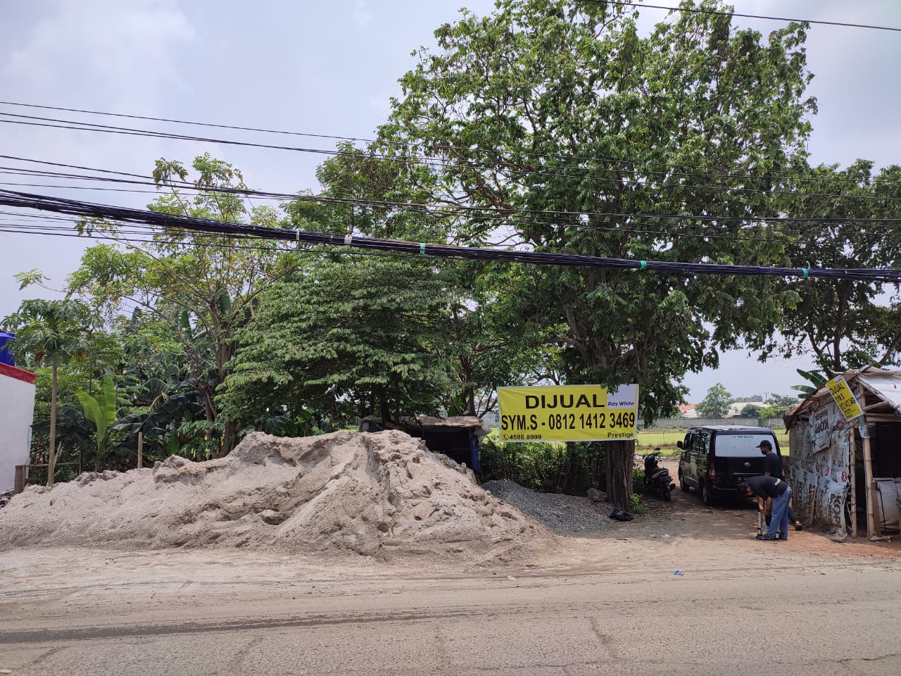 Kavling cocok untuk bangun gudang ,Pabrik di Pasar Kemis Tangerang