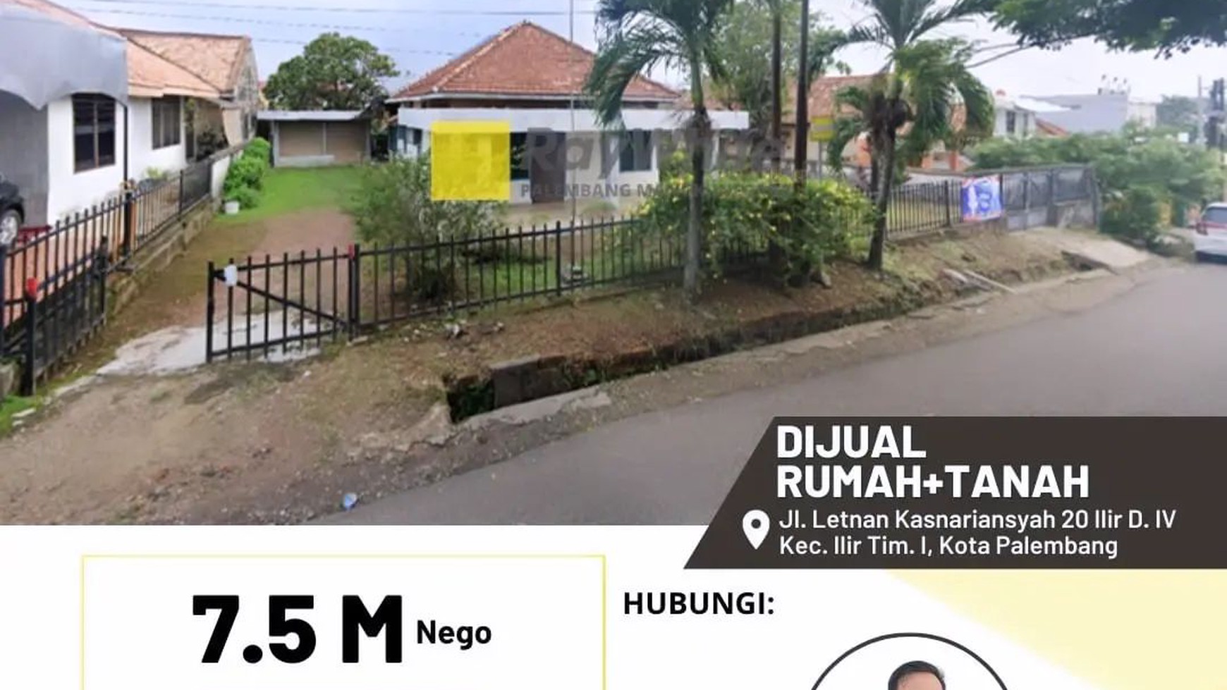 RUMAH LUAS STRATEGIS TENGAH KOTA PALEMBANG 