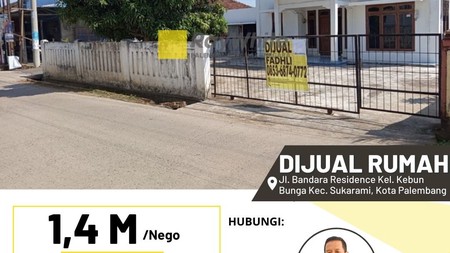 Rumah Dijual Cepat Dekat Bandara SMB 2 Palembang